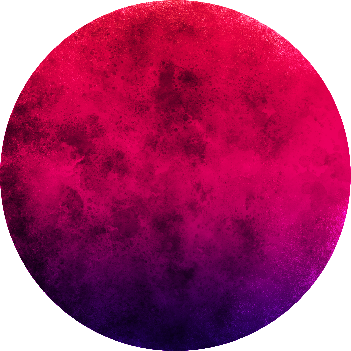 Red Planet Isolated on White Background